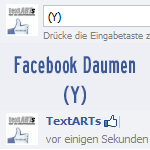 Facebook Daumen
